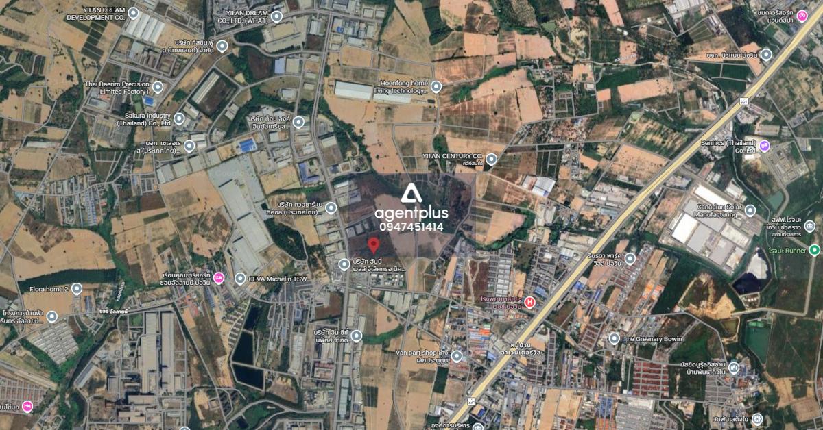 ขายที่ดินเขตนิคมอุตสาหกรรม นิคม WHA (IEAT) ขอใบอนุญาติได้ ศรีราชา ชลบุรี