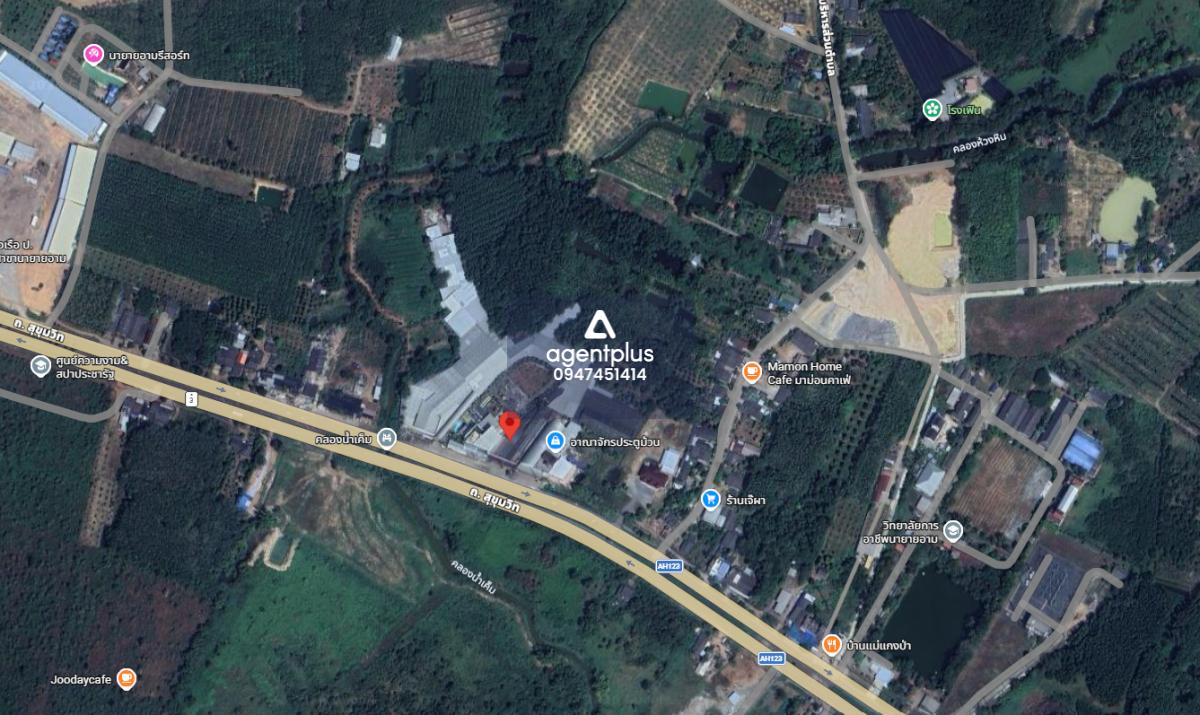 ขายที่ดินพร้อมสิ่งปลูกสร้าง ผังสีชมพู อ.นายายอาม จ.จันทบุรี