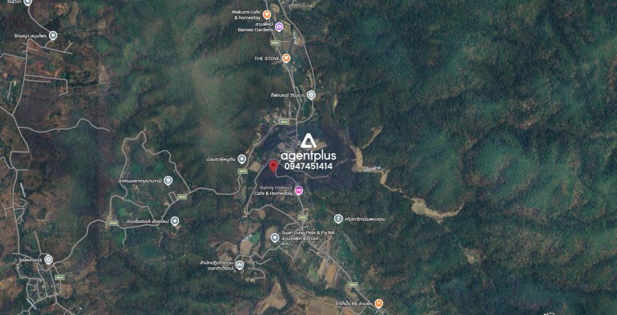 ขายที่ดิน + อาคาร วิวทะเลหมอก ที่แม่ออน - ดอยสะเก็ด ติดถนนทางหลวง 3005 เชียงใหม่