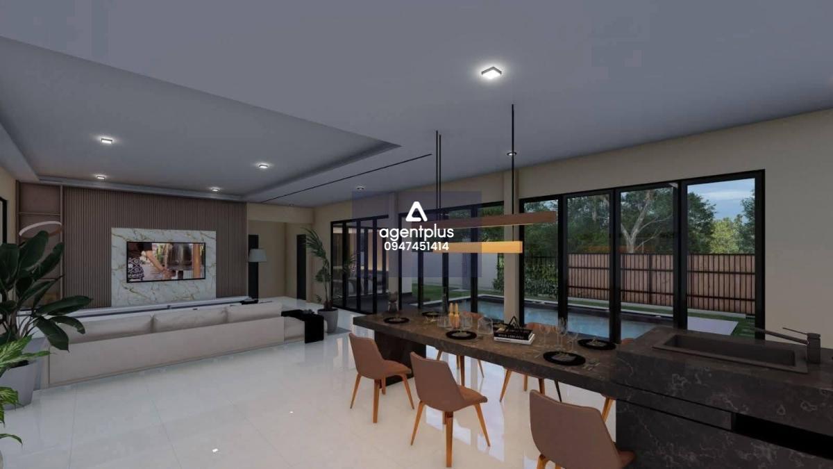 ขายพูลวิลล่าใหม่ 3 ห้องนอน 4 ห้องน้ำ ทุ่งกลม–ตาลหมัน พัทยา พร้อมเฟอร์ Built-in ทั้งหลัง