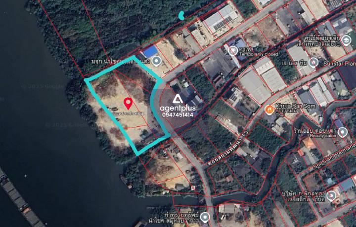 *ขายที่ดินติดแม่น้ำเจ้าพระยา วิวสะพานกาญจนา สมุทรปราการ 