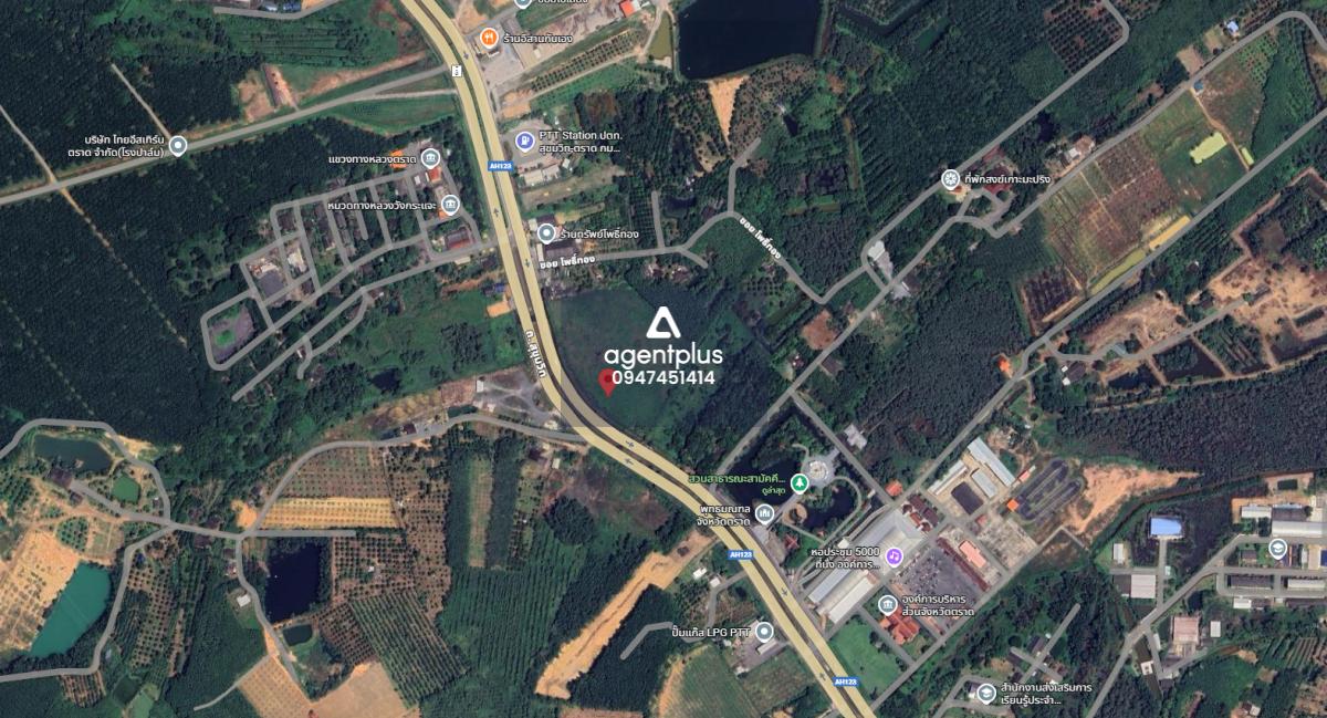 ที่ดินสวยโค้งตาหวาน — ทำเลดี รูปแปลงตามหลักฮวงจุ้ย ใกล้ถนนหลัก ตราด