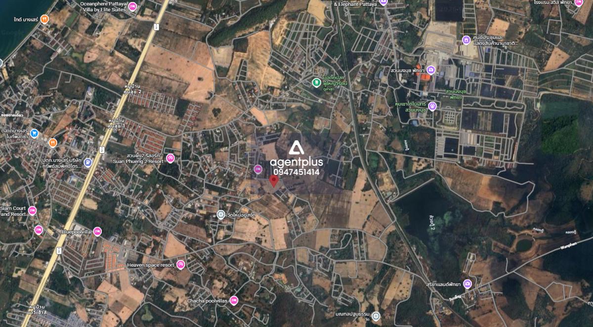 ขายที่ดินฝั่งเขา บางเสร่ เหมาะแก่การทำพูลวิลล่าหรือ บ้านพักตากอากาศ น้ำไฟเข้าถึง ใกล้ถนน 332 ชลบุรี