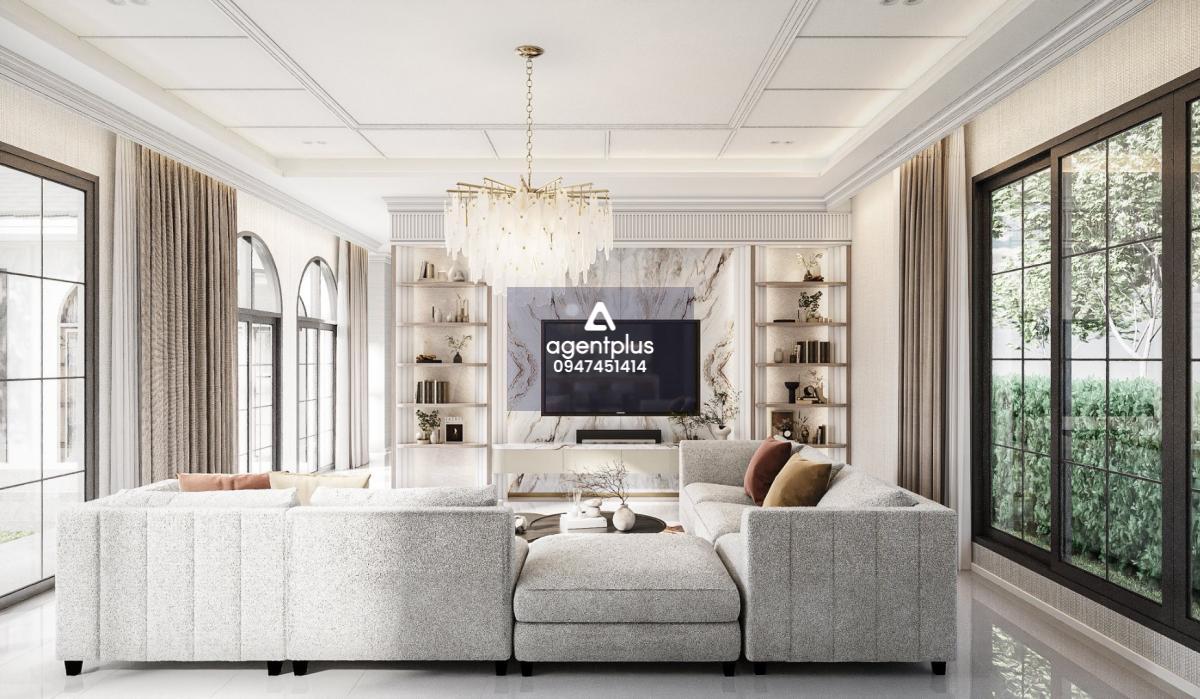 ลักชัวรี่พลูวิลล่าชั้นเดียวสไตล์ Modern Classic ทุกมุมสะท้อนความหรูหราและความอบอุ่น ใกล้ขอบอ่างมาบประชัน พัทยา