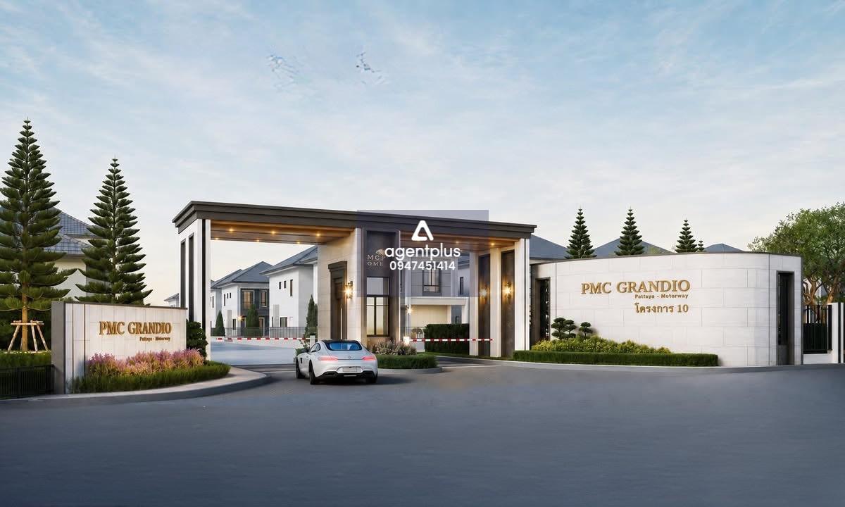 บ้านเดี่ยวใหม่สไตล์โมเดิร์น ย่านพัทยา-มอเตอร์เวย์