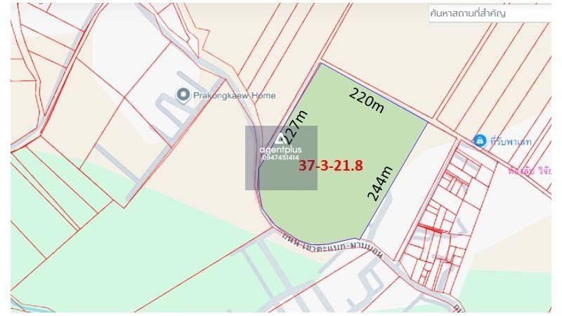 *ขายที่ดินผังเมืองสีเหลืองอ่อน | หนองขาม ศรีราชา ชลบุรี ทำเลดี
