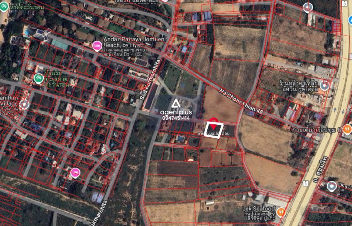 *ขายที่ดินบางเสร่ ฝั่งทะเล ห่างจากทะเลเพียง1นาที และถนนสุขุมวิขทเพียง 200 เมตร ติด water park