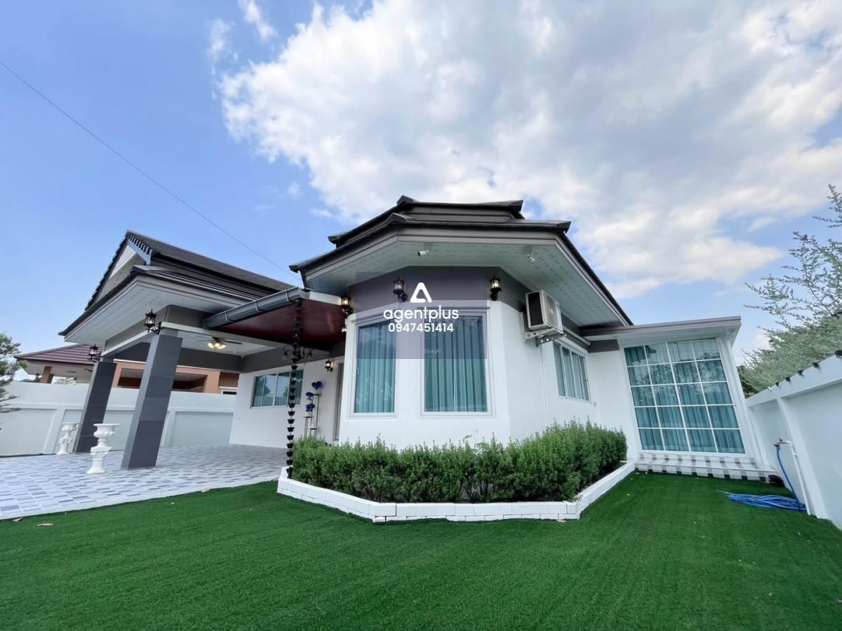 ให้เช่าบ้านเดี่ยว 3ห้องนอน ในหมู่บ้านย่านหนองปลาไหล พัทยา