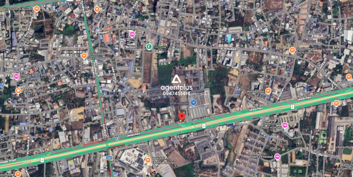 ที่ดินติดถนนเพชรเกษม เส้นเศรษฐกิจหลัก ศักยภาพสูง สำหรับนักลงทุน นครปฐม 