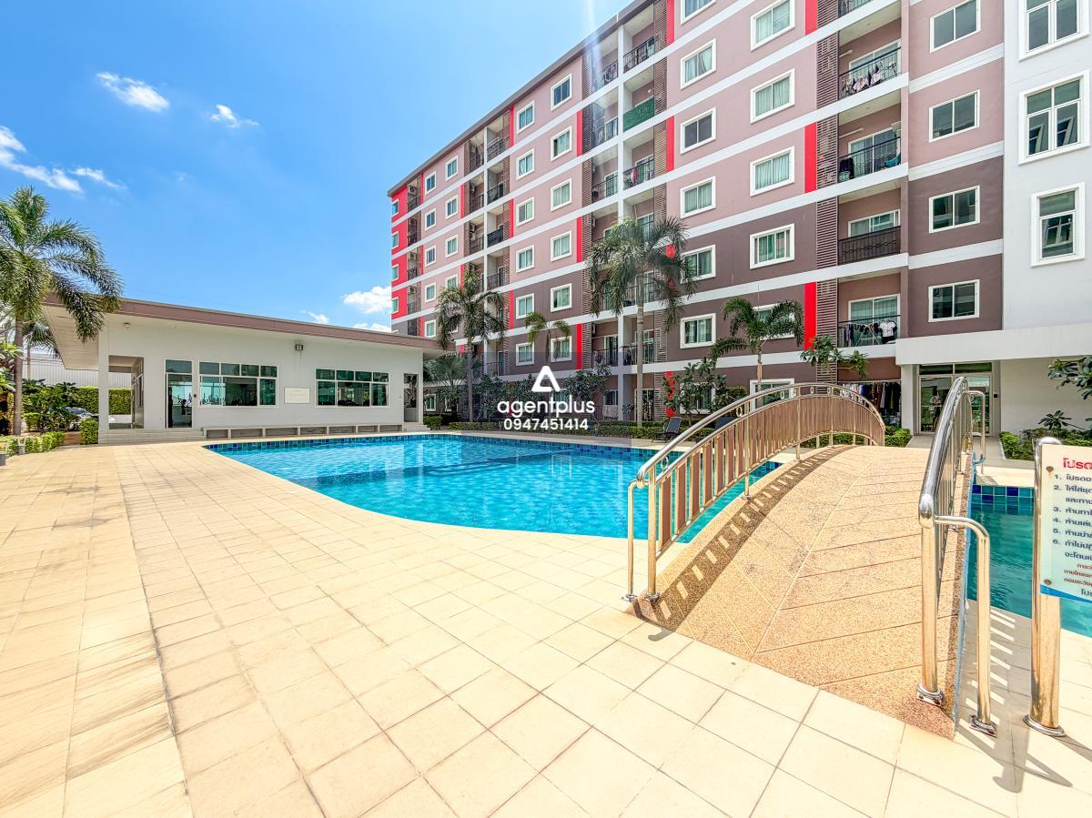 ขายคอนโดห้องใหญ่ 2 ห้องนอน CC Condominium 2 Building C บรรยากาศส่วนตัว ย่านชัยพฤกษ์-พัทยาตะวันออก