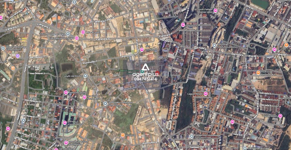 ขายที่ดินทำเลดี เหมาะสร้างพูลวิลล่า ใกล้ซอยสำนักงานที่ดิน พัทยา