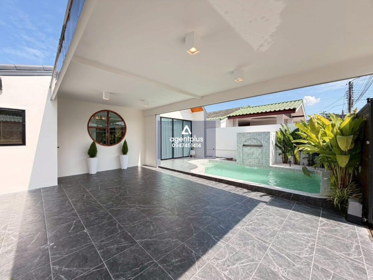 ขายบ้านเดี่ยวพูลวิลล่า ใกล้ห้างเทอมินอล21 เลียบทางรถไฟพัทยาเหนือ