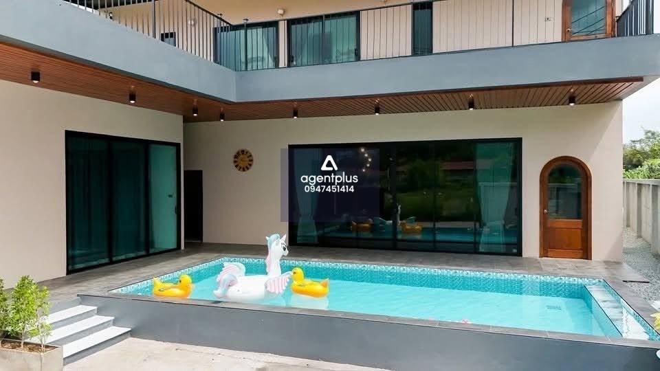  ให้เช่าพูลวิลล่า 4 ห้องนอน กระทิงลาย พัทยา ใกล้โรงเรียนนานาชาติ ISC