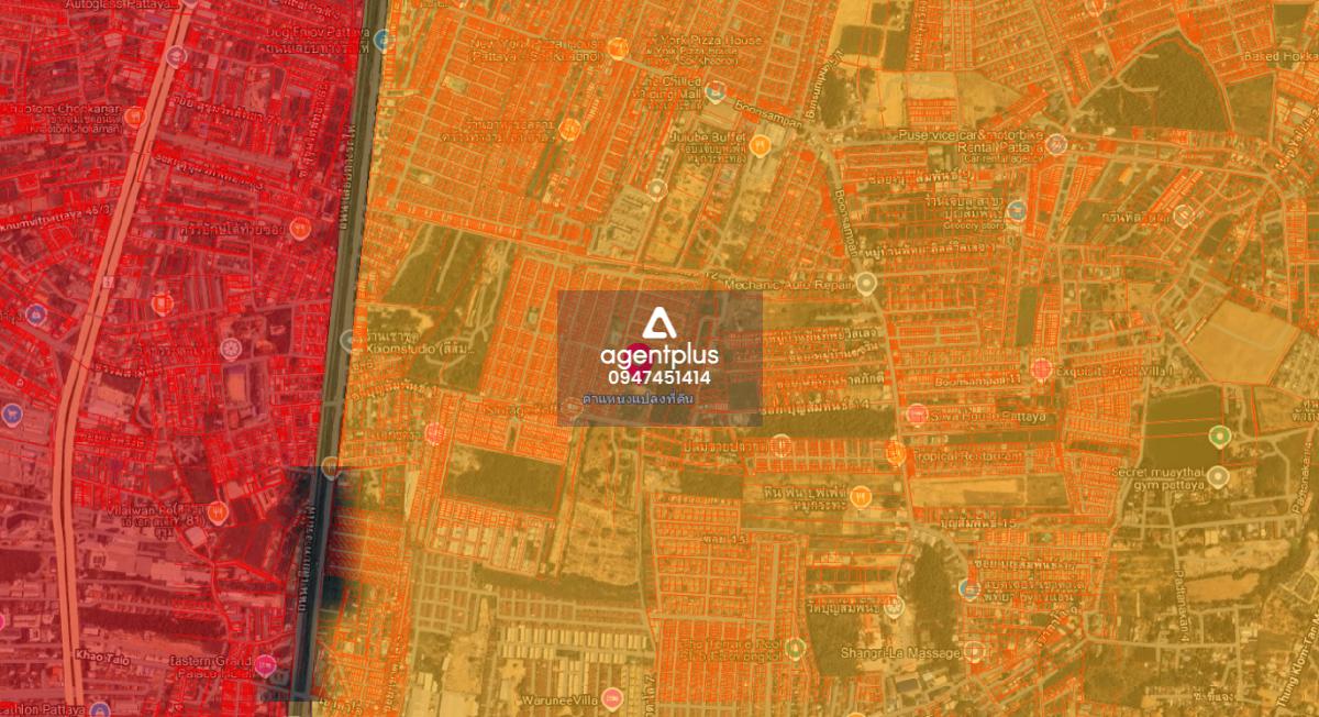 *ขายที่เปล่า ติดถนนซ.บุญสัมพันธ์ 1 ใกล้โครงการบ้านจัดสรร พัทยา