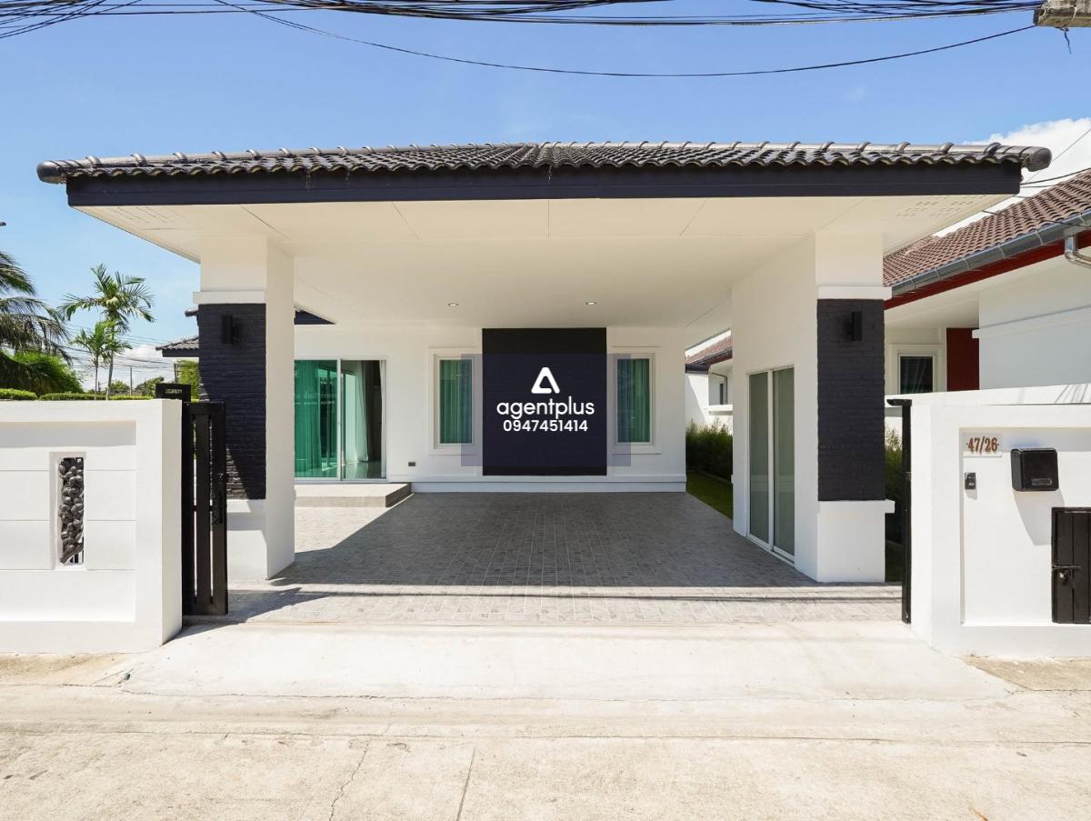  ขายบ้านเดี่ยว 3 ห้องนอน ห้วยใหญ่ พัทยา บ้านหลังมุม พร้อมเฟอร์นิเจอร์ครบ