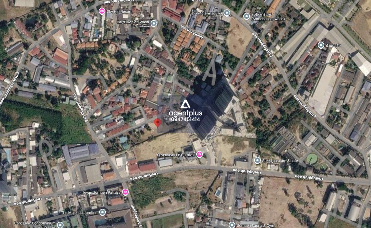 แปลงที่ 1 ขายที่ดินเปล่าพร้อมสร้าง ทำเลหาดจอมเทียน ห่างหาดประมาณ 3-5 นาที พัทยา