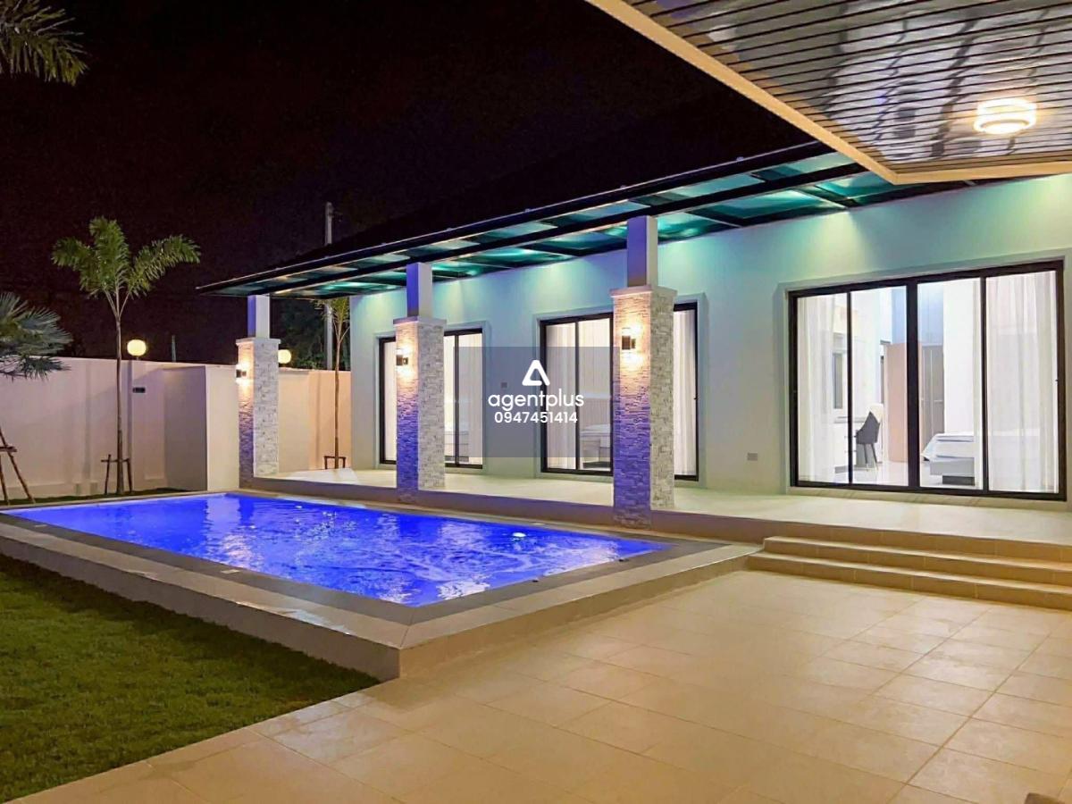 บ้านเดี่ยว พร้อมสระว่ายน้ำส่วนตัว ทำเลทองห้วยใหญ่ ตกแต่งสวยหรู Luxury สไตล์ยุโรป