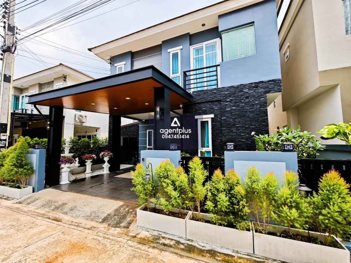  ให้เช่าบ้านเดี่ยว 4 ห้องนอน ตะเคียนเตี้ย พัทยา แต่งหรู เฟอร์ครบ พร้อมห้องทำงาน