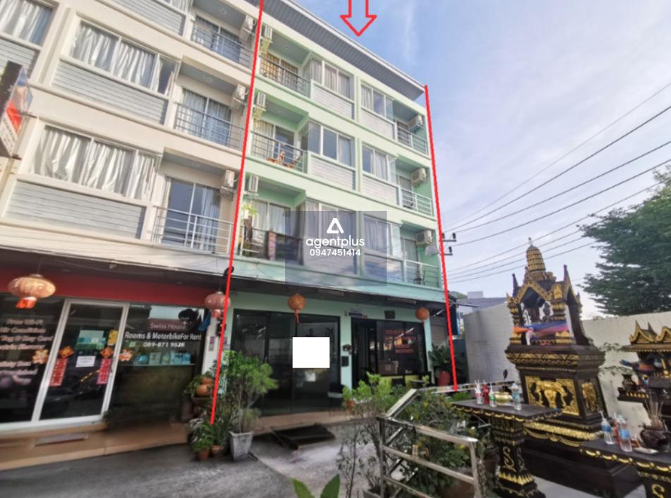 อาคารพาณิชย์ 4 ชั้น 2 คูหา ทำเลดี ติดถนนภายในโครงการ เดินทางสะดวก เหมาะสำหรับทำธุรกิจ ห้องพักให้เช่า หรืออยู่อาศัย สาธารณูปโภคครบครัน