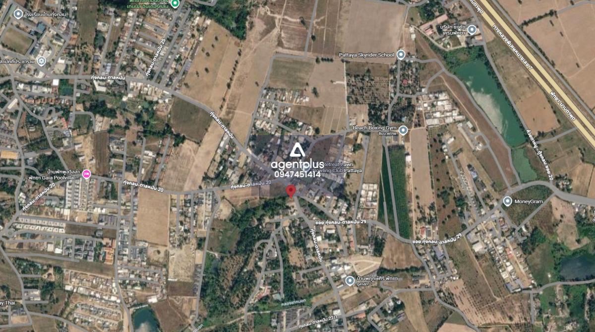 *ขายที่ดินลงทุนทำเลทอง ทุ่งกลมตาลหมัน พัทยา ติดถนนหลักคอนกรีต ใกล้อ่างเก็บน้ำชากนอก