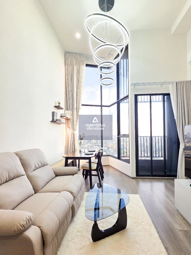 ให้เช่าคอนโด Duplex 1 ห้องนอน พระโขนง ชั้นสูง วิวโค้งแม่น้ำ ห้องใหม่ เฟอร์นิเจอร์ครบ พร้อมเข้าอยู่