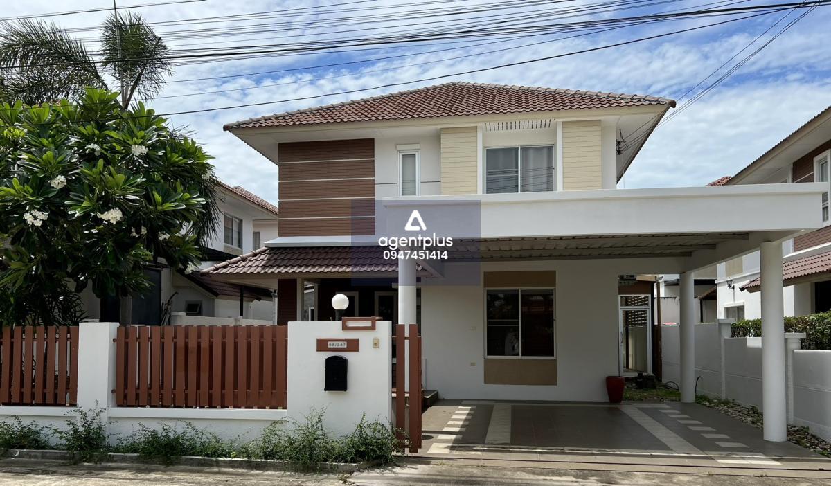  ขายบ้านเดี่ยว 2 ชั้น ตะเคียนเตี้ย ใกล้พัทยา  3 ห้องนอน พร้อมเฟอร์นิเจอร์ครบ