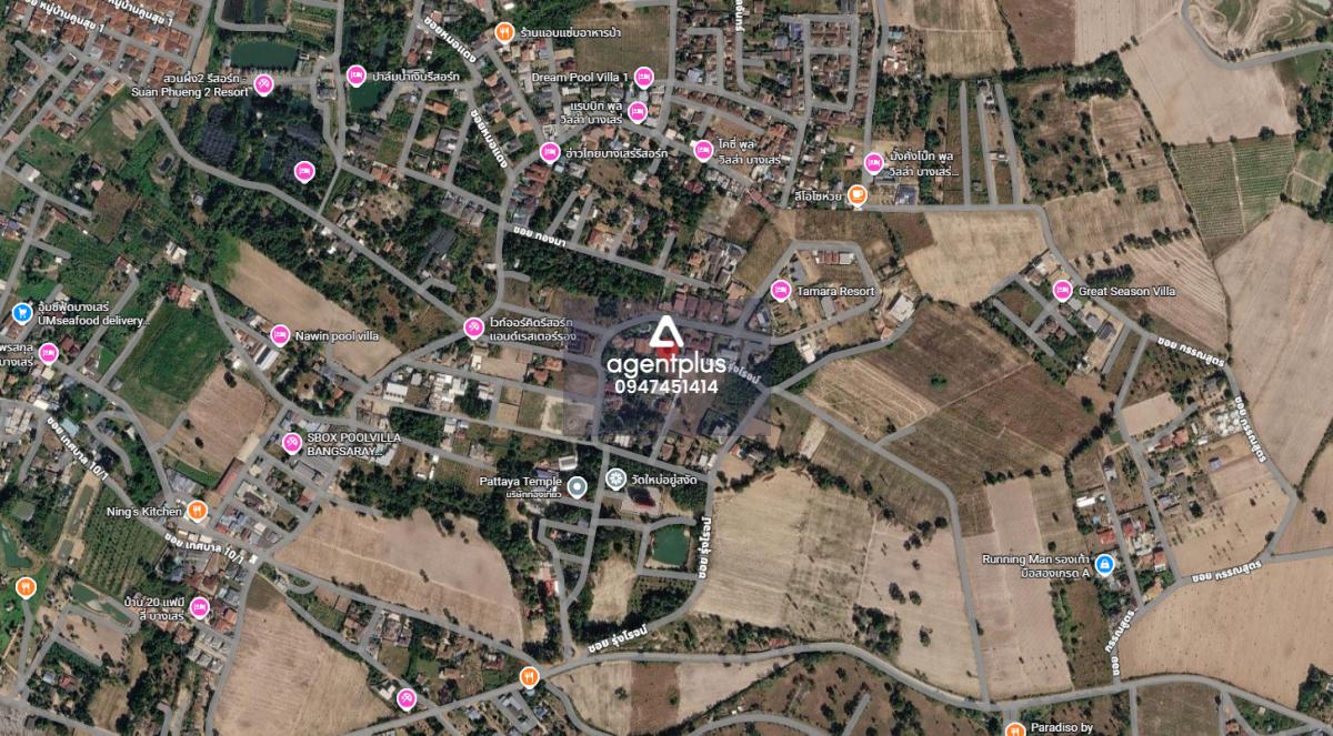 ขายที่ดินเปล่าแปลงสุดท้าย ติดถนนซอยรุ่งโรจน์ ทำเลบางเสร่ ชลบุรี