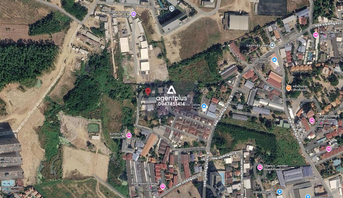 *ขายที่ดินพร้อมสิ่งปลูกสร้าง ติดโครงการบ้านจัดสรร ซอยวัดบุญกาญจนา พัทยา