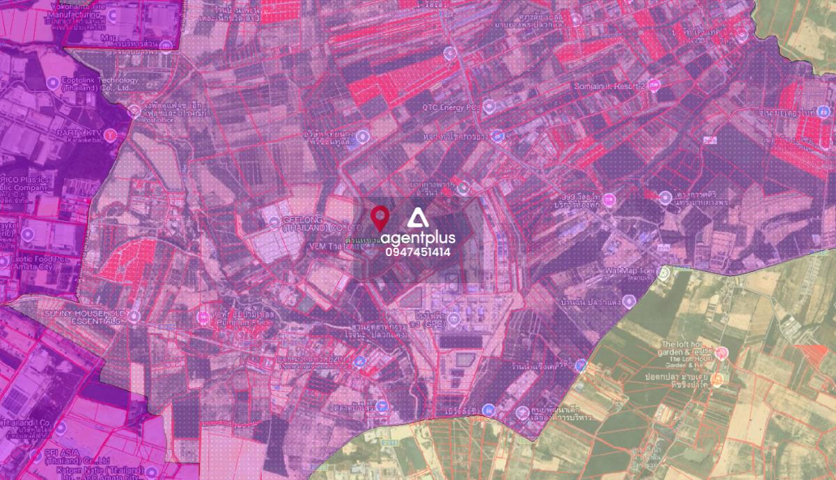 *ขายที่ดินติดสวนอุตสาหกรรมโรจนะ ติดถนนสาธารณะ ปลวกแดง ระยอง