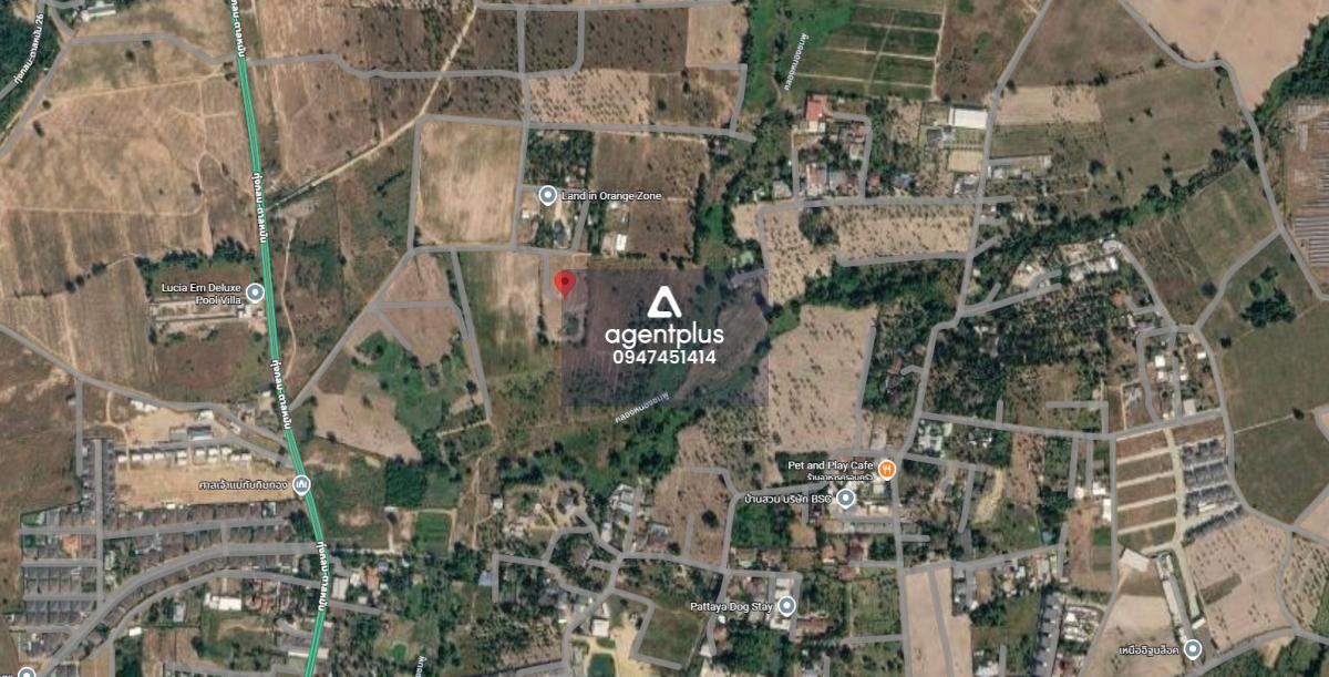 ขายที่ดินเปล่ายกแปลง ทำเลอนาคต EEC ห้วยใหญ่ พัทยา พัฒนาโครงการได้ทันที