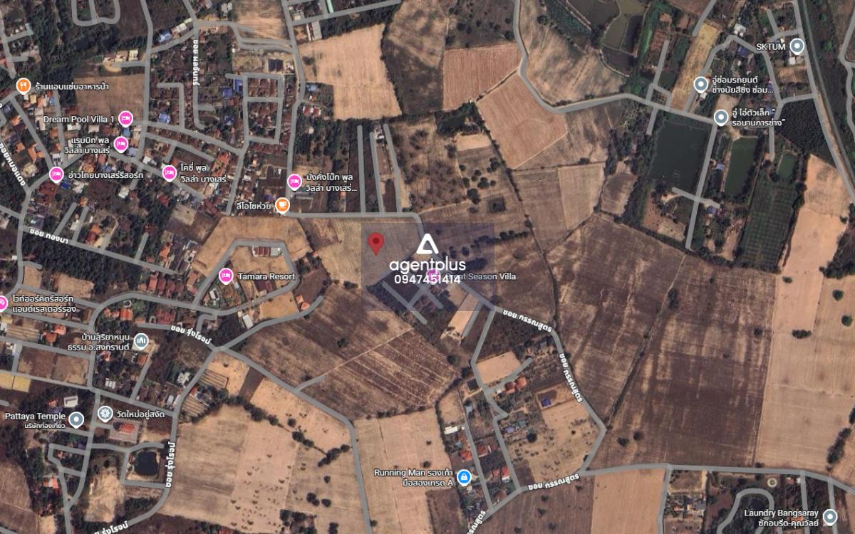 ขายที่ดินฝั่งเขา บางเสร่ เหมาะแก่การทำพูลวิลล่าหรือ บ้านพักตากอากาศ น้ำไฟเข้าถึง ใกล้ถนน 332 ชลบุรี