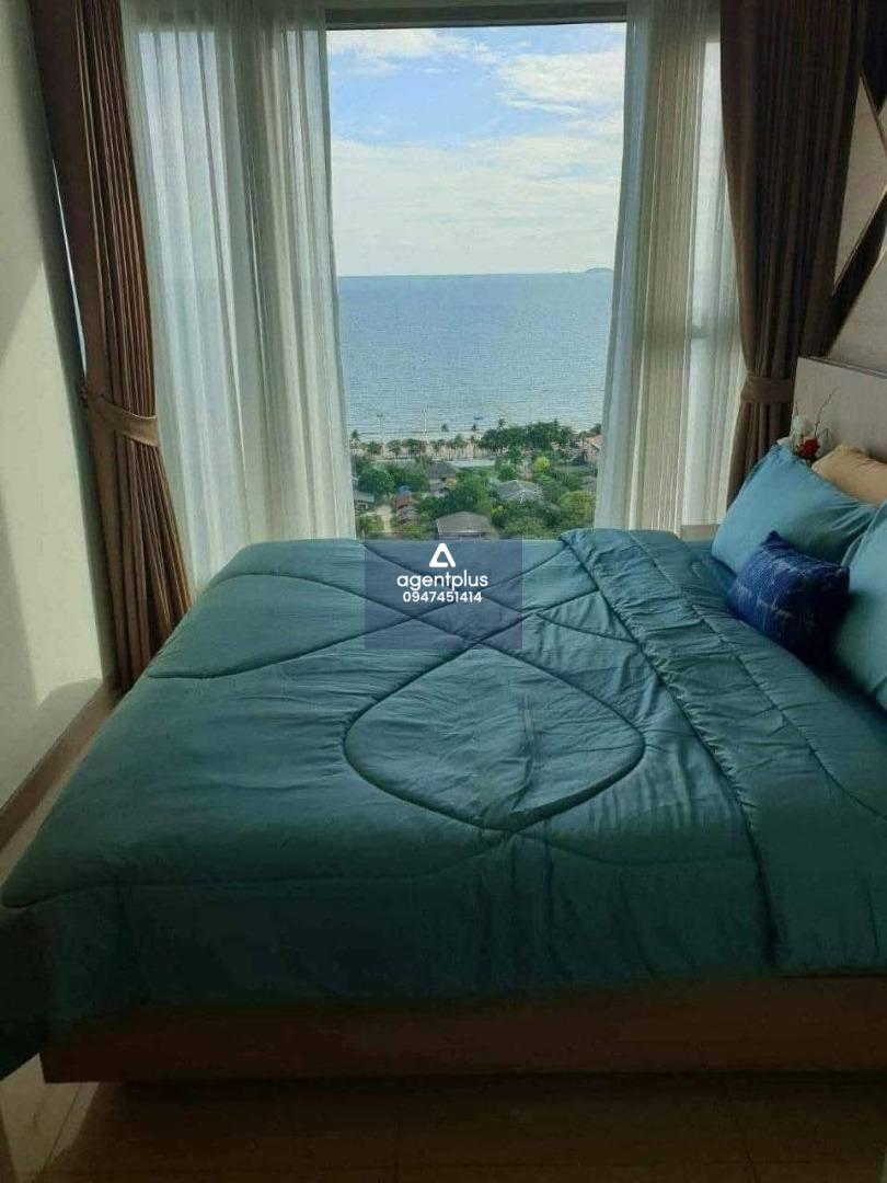 ให้เช่าคอนโดริเวียร่า จอมเทียน ชั้นสูง วิวทะเล เฟอร์ครบ