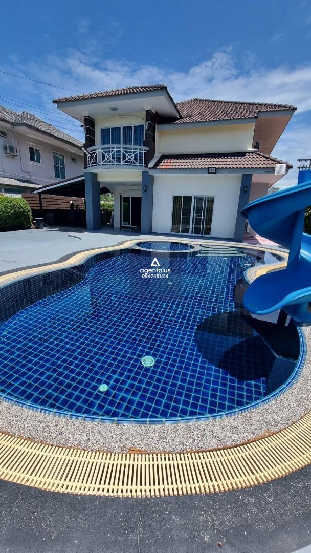 ขายบ้านเดียว 114 ตารางวา พร้อมสระว่ายน้าส่วนตัว วิวพอยท์วิลเลจ จอมเทียน