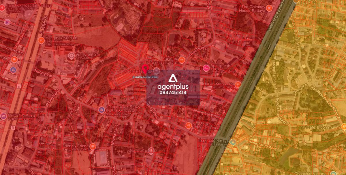 *ขายที่ดินติดถนน ซอยหนองใหญ่ พัทยาเหนือ ชลบุรี