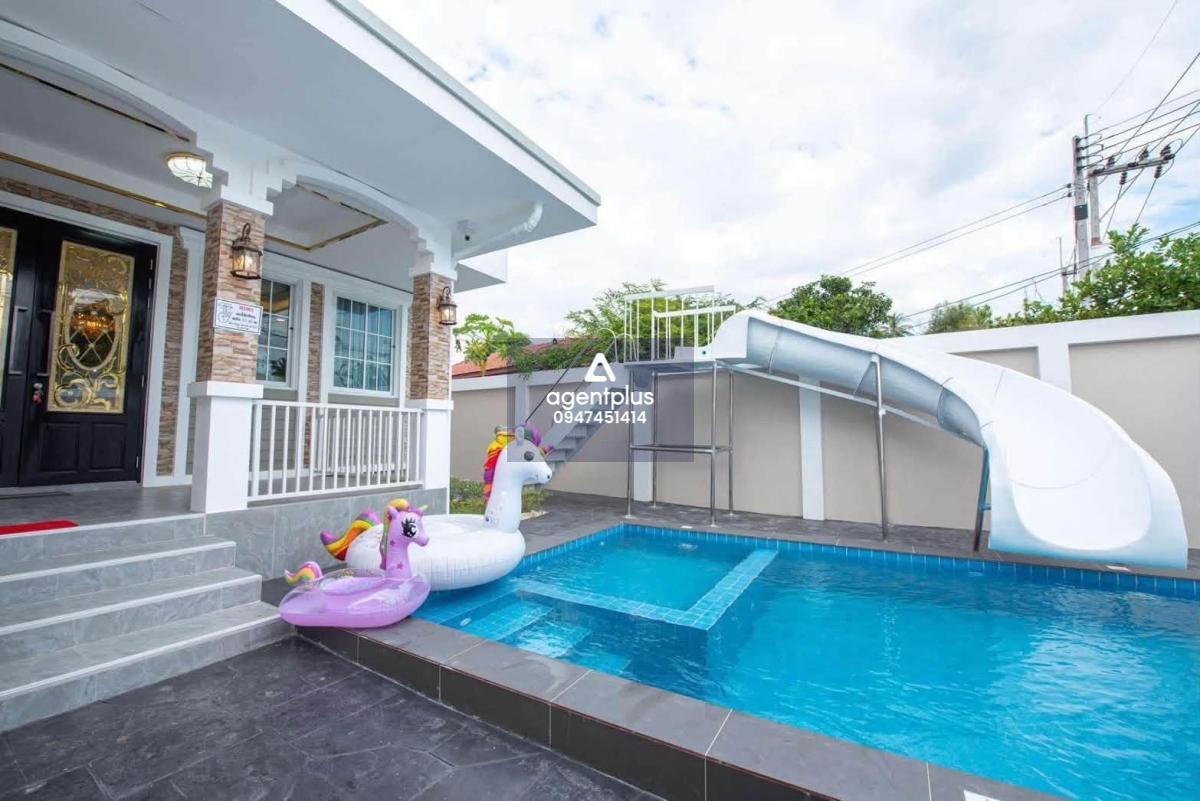 ขายบ้านเดี่ยว 3 ห้องนอน โป่ง–อ่างมาบประชัน พัทยา พร้อมสระว่ายน้ำ