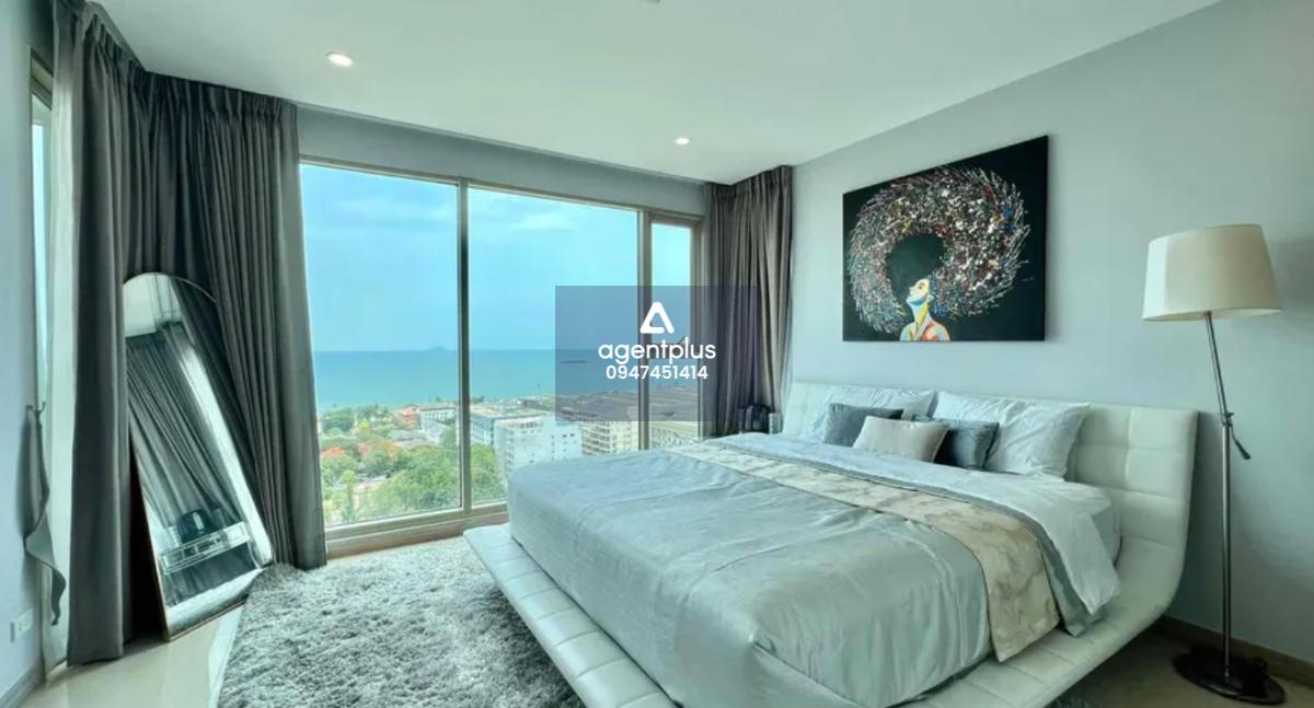 ขายคอนโดตากอากาศย่านจอมเทียน The Riviera Jomtien ตกแต่งสวยพร้อมเข้าอยู่