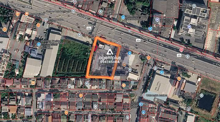 ที่ดินติดถนนแจ้งวัฒนะ ผังสีน้ำตาล ปากเกร็ด นนทบุรี