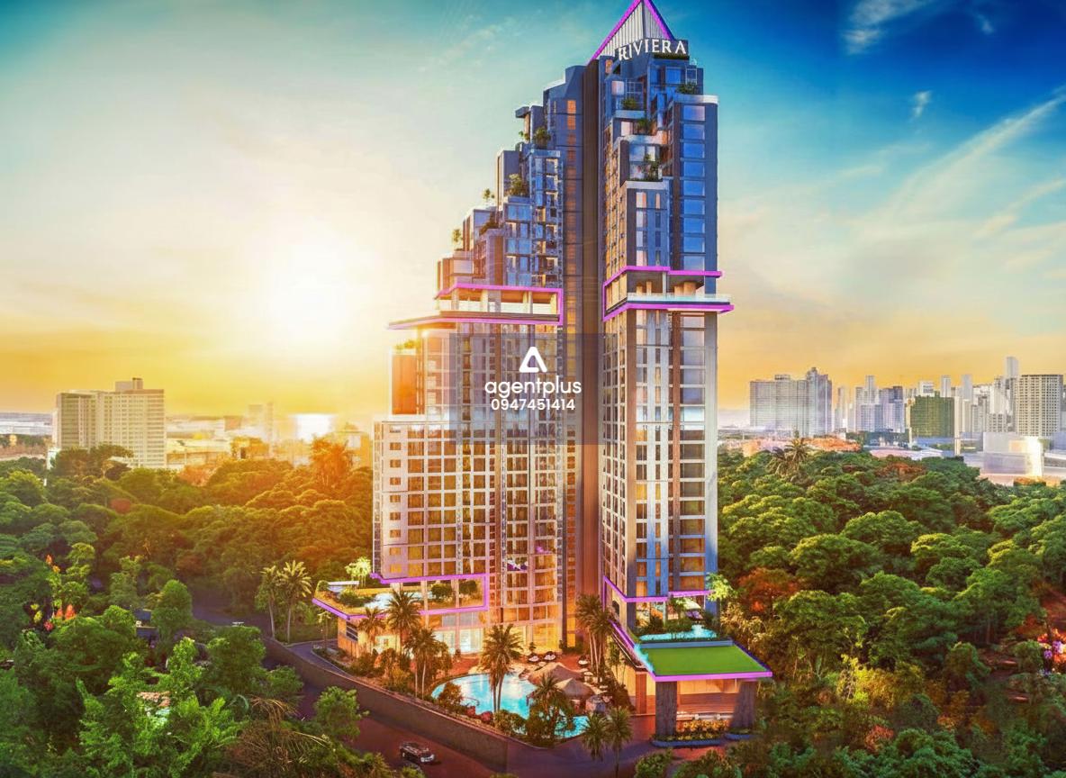 ขายใบจองห้องคอนโด โควต้าต่างชาติ วิวเมือง+ทะเลบางส่วน เดอะ ริเวียร่า ซานต้า โมนิก้า