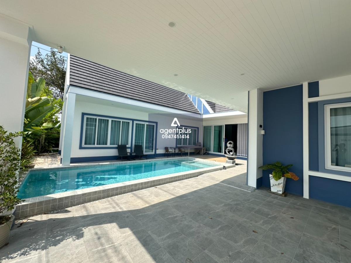 พูลวิลล่าสร้างใหม่ พร้อมให้เช่า  4ห้องนอน ทำเลโป่ง – มาบประชัน ลากกระเป๋าเข้าอยู่ได้เลย