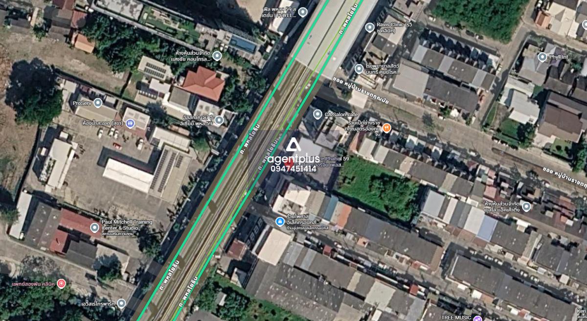 ที่ดินติดถนนใหญ่พร้อมสิ่งปลูกสร้าง ใกล้สนามบินดอนเมือง เพียง 9 นาที พหลโยธิน 59 กรุงเทพฯ
