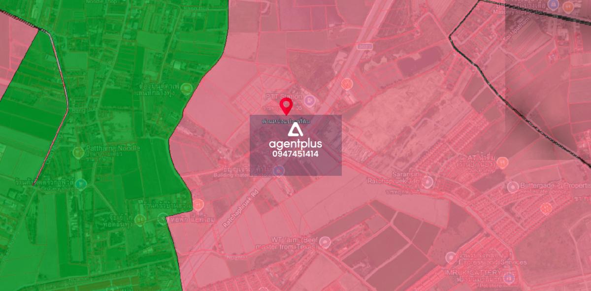 ที่ดินเปล่าแปลงใหญ่ ติดถนนราชพฤกษ์ตัดใหม่ บางคูวัด ปทุมธานี