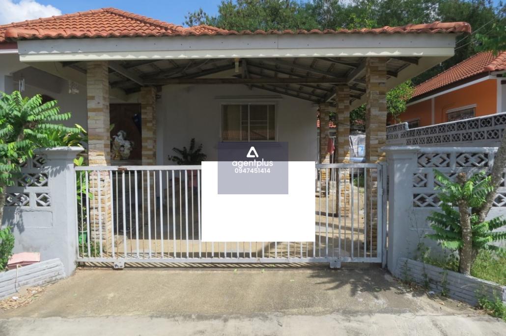 บ้านเดี่ยวชั้นเดียว ทำเลดี ติดถนนบายพาสสาย 36 โครงการพีระการ์เด้นโฮม บางละมุง